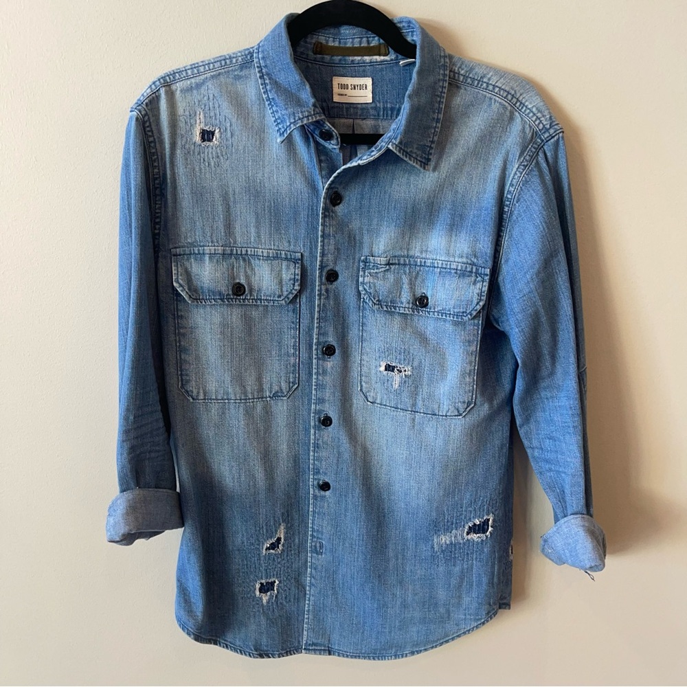 Todd Snyder Denim Longsleeve Shirt